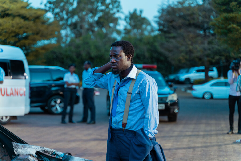 Paul Ogola in Showmax series Crime and Justice